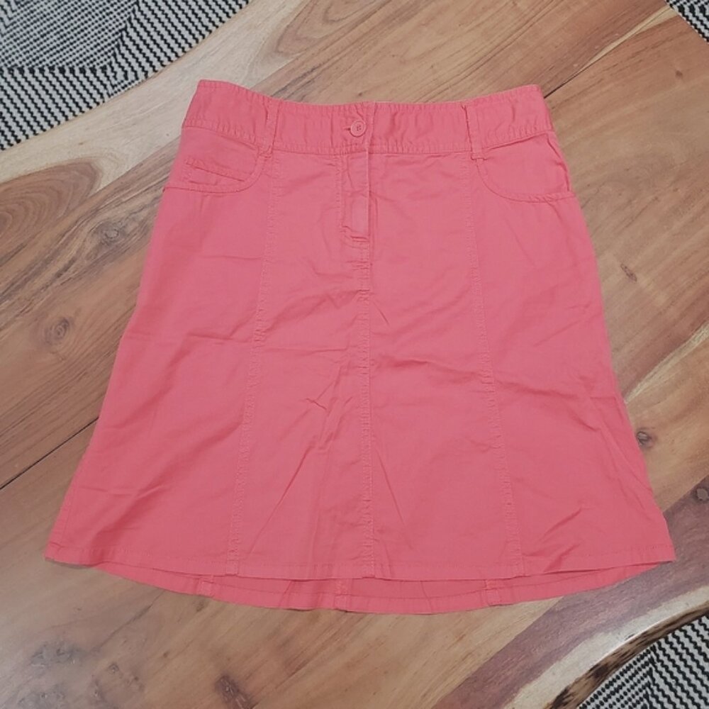 H&M Vintage Y2K High Waisted Flare Cotton Skirt- Size 4